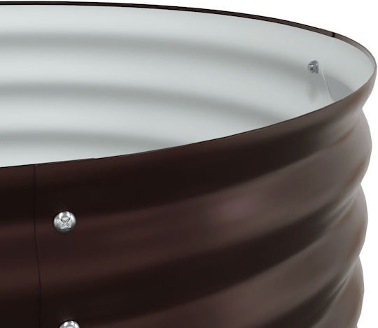 vidaXL Pot Metallic Brown 240x80x81cm.
