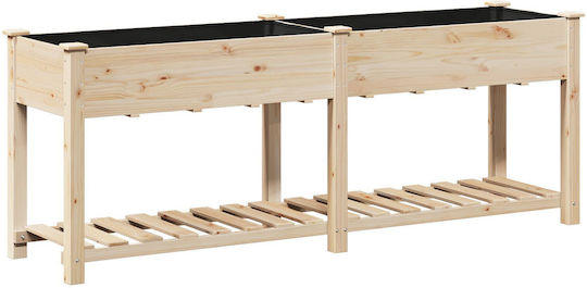 vidaXL Ghiveci Plastic 203x53x76cm.