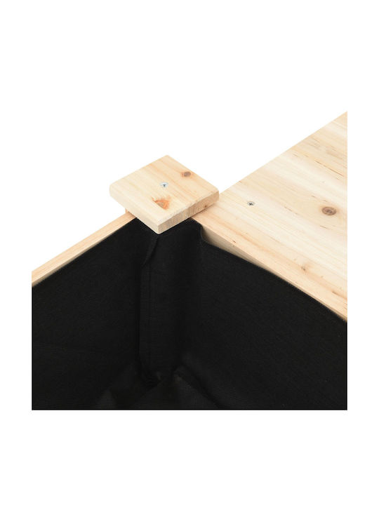 vidaXL Γλάστρα Ξύλινη Πράσινη 111x37x76εκ.