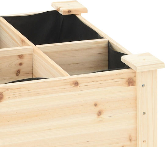 vidaXL Саксия Дърво 203x53x76см.