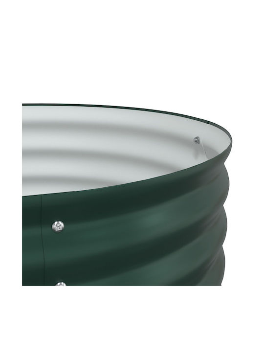 vidaXL Pot Metallic Green 400x80x81cm.
