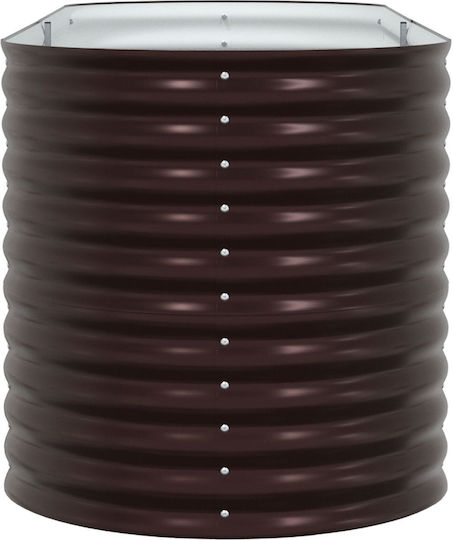 vidaXL Pot Metallic Brown 240x80x81cm.