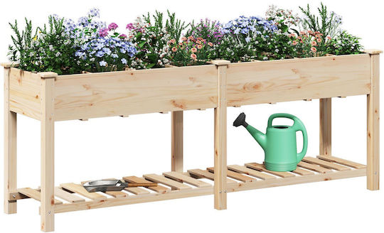 vidaXL Саксия Дърво 203x53x76см.