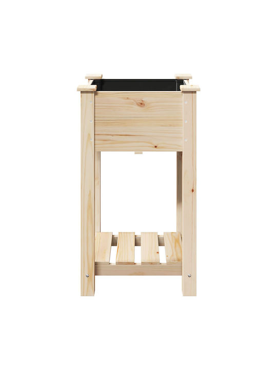 vidaXL Pot Wooden 45x45x76cm.