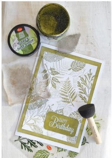 Хартиена мека боя Viva Decor 75 мл грахово зелено