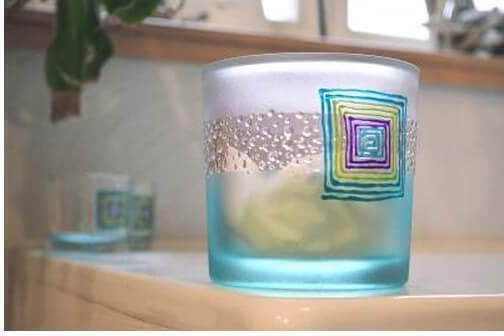 Satine Matt Glas 82 ml Weiß Viva Décor