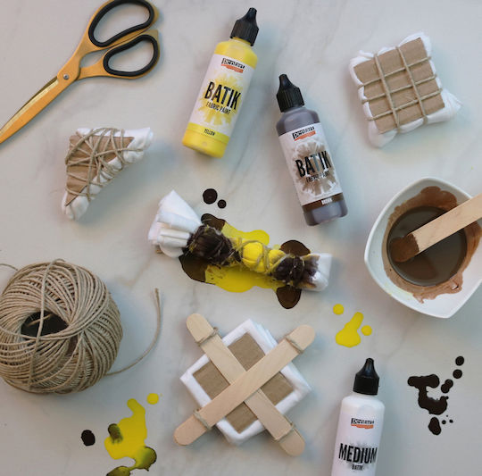 Batik Paint 80 ml Pentart Yellow Fabric