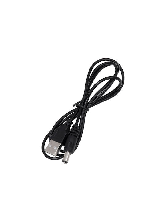 GloboStar Bella Plastic Table Lamp LED with Black Shade and Base