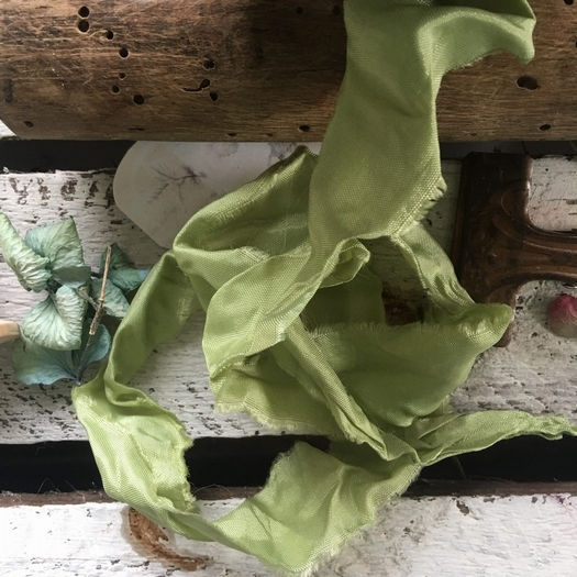 Κορδέλα Old Vintage Light Olive 1,2m