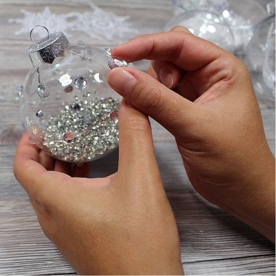Self-Adhesive Crystal Pearls Base 6-12mm 91 Pcs