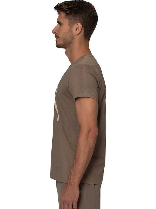 Bidi Badu M1620053-LBWBG Ανδρική Μπλούζα Καφέ