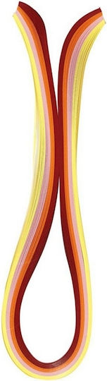 Λωρίδες Χαρτιού Quilling Πορτοκαλί Ροζ Κόκκινο Κίτρινο 100 Τεμ