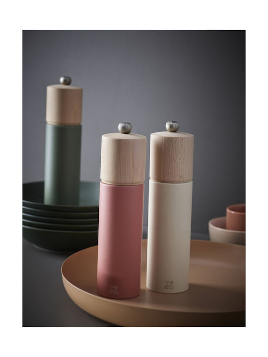 Peugeot Boreal Manual Set Spice Mills made of Wood in Pink Color 21cm 1pcs