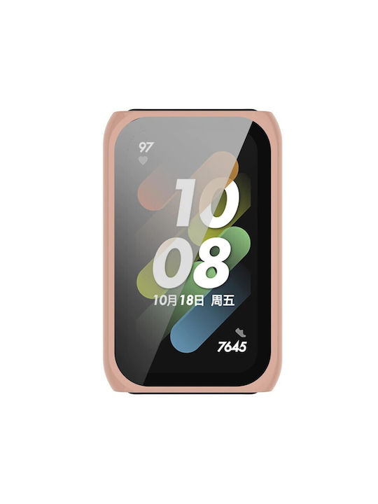 Πλαστική Θήκη σε Ροζ χρώμα για Huawei Band 7