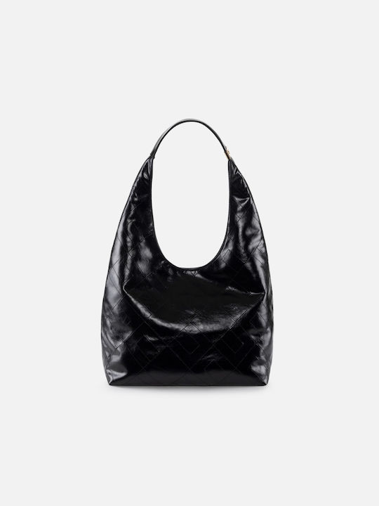 Damentasche Schultertasche Schwarz