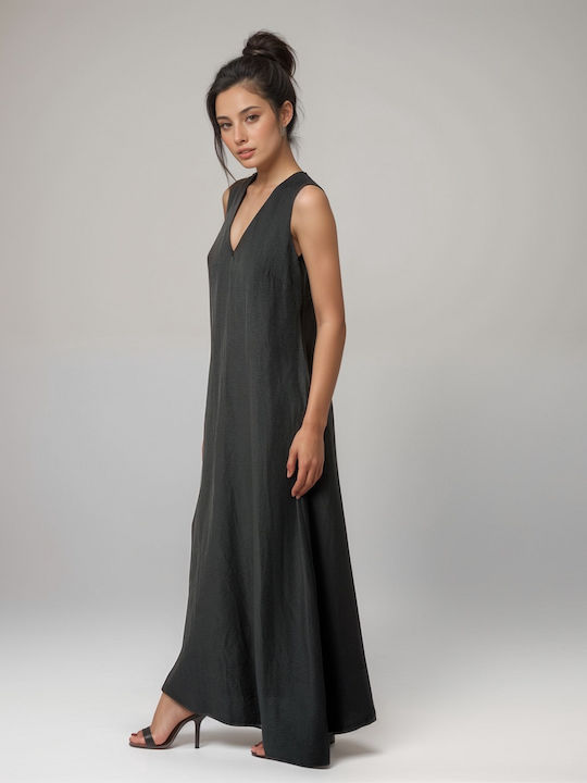 Summer Maxi Dress for Wedding and Christening Black