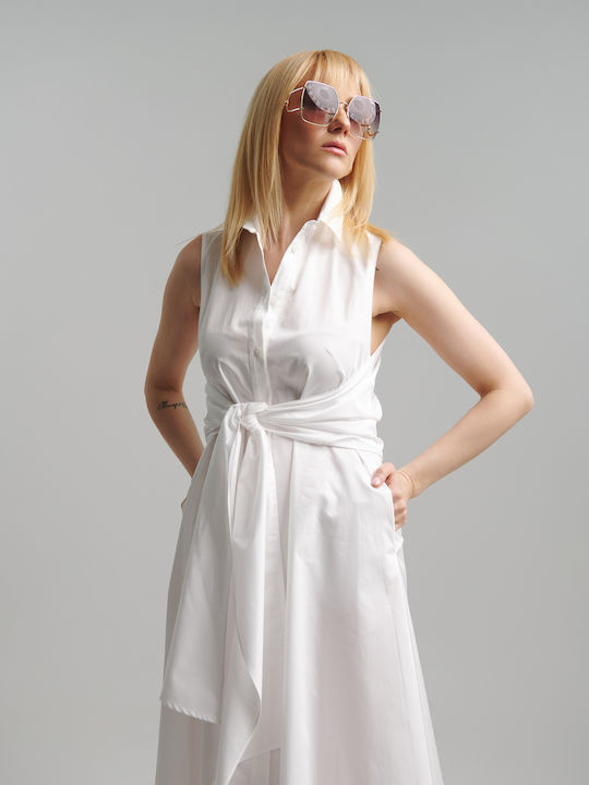 Rochie Maxi Pentru Nuntă / Botez Albă
