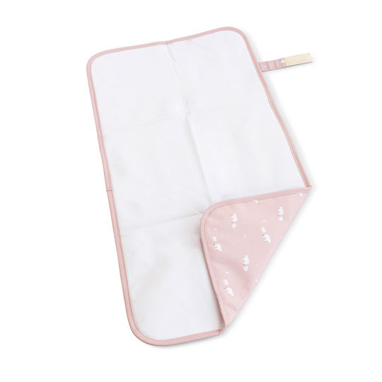 Saro Portable Changing Pad made of Fabric Pink