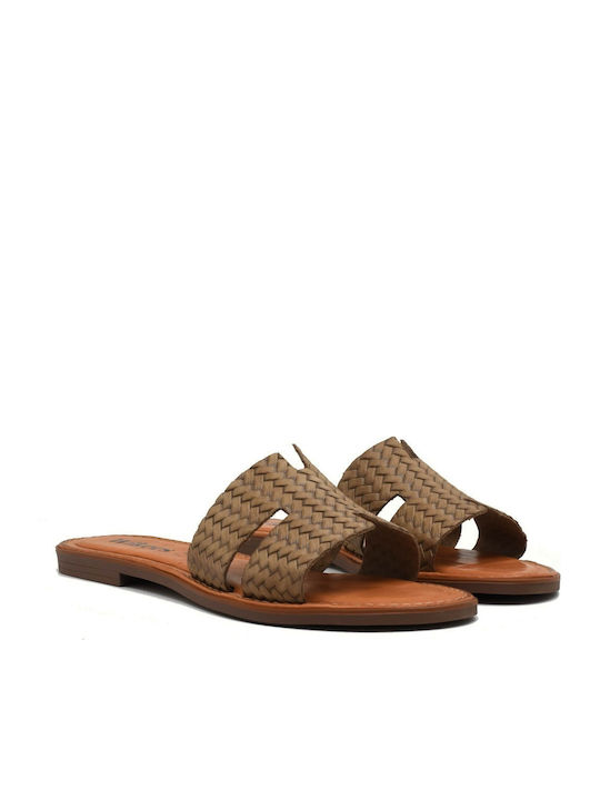 Sandale Casual Damă Din Piele Maro