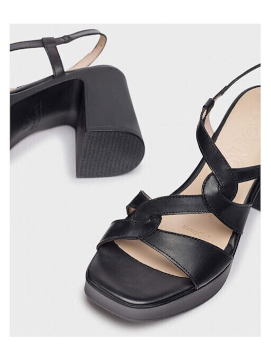 Leather Sandals Black