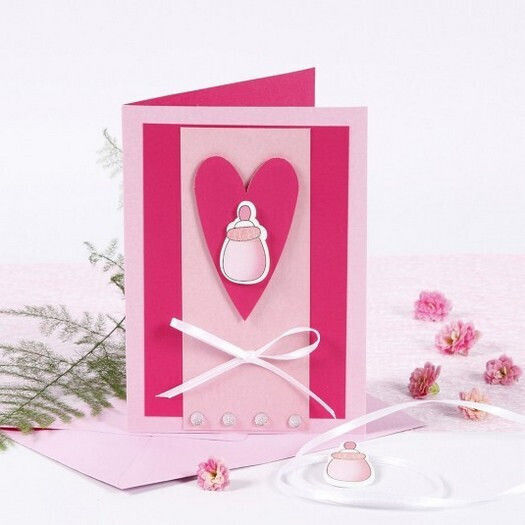 Invitation Cards 10 Pcs Pink