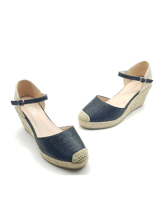 Women's Platform Espadrilles Black