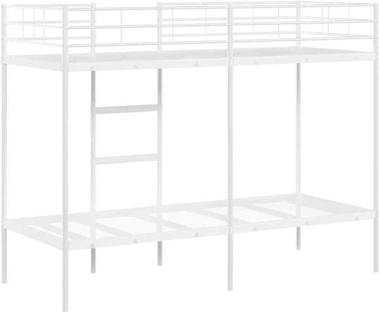 Kinderbett Koje Einzeln Weiß für Matratze 80x200cm