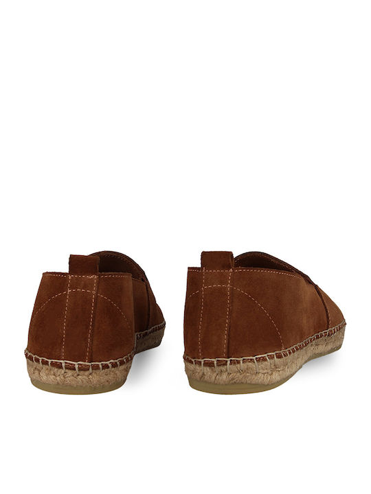Damen Espadrilles in Tabac Braun Farbe