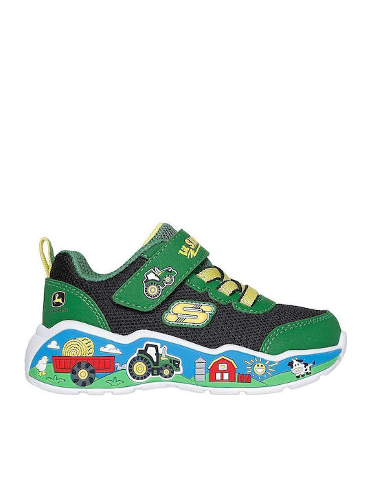 Παιδικά Sneakers με Σκρατς Πράσινα