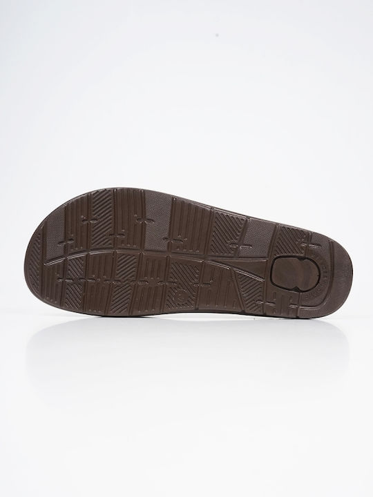 Leder Herrensandalen in Beige Farbe