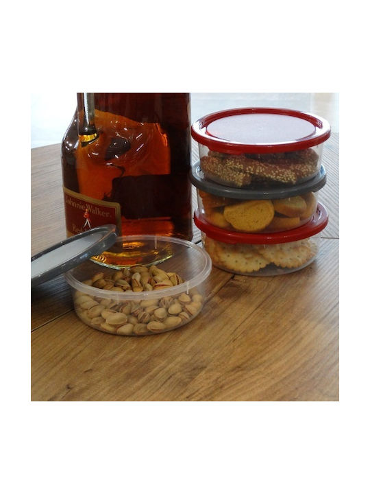 Viomes Microwave Plastic Lunch Box Transparent 17x6cm