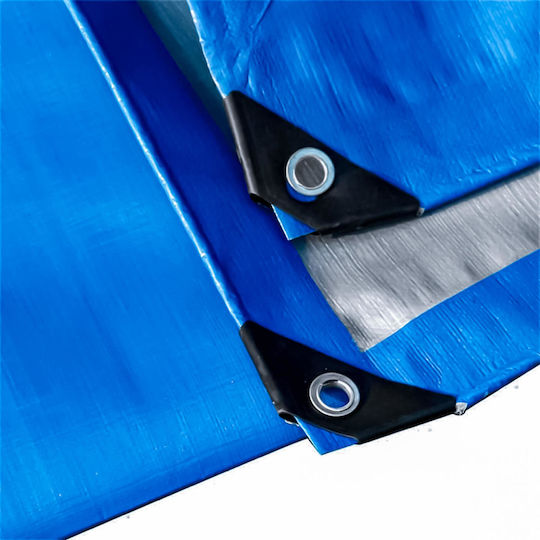 Αδιάβροχος Μουσαμάς 180gr/m² 5x4μ. Ελαφρού Τύπου Μπλε