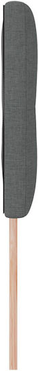 vidaXL Fabric Bed Headboard Dark Gray 160x88cm