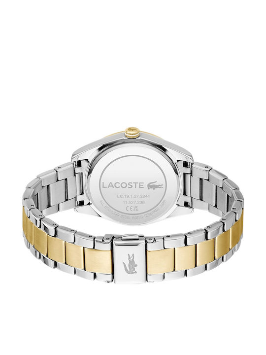 Lacoste Capucine Men's Watch 36mm Battery with Gold Metal Bracelet