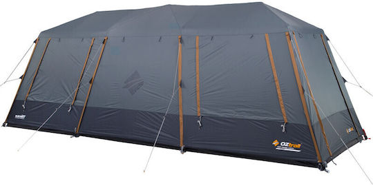 OZtrail Fast Frame Lumos 10p Automatic Camping Tent Grey for 10 People 600x220x200cm