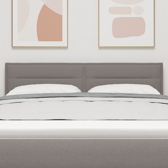 vidaXL Fabric Bed Headboard Tafé 144x78cm