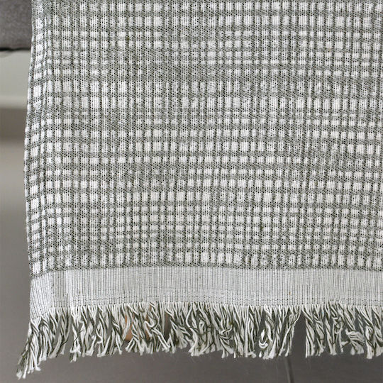 Ravelia Quadro Armchair Throw 180x180cm Khaki