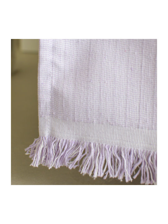 Ravelia Satu Three-Seater Sofa Throw 180x300cm Lilac