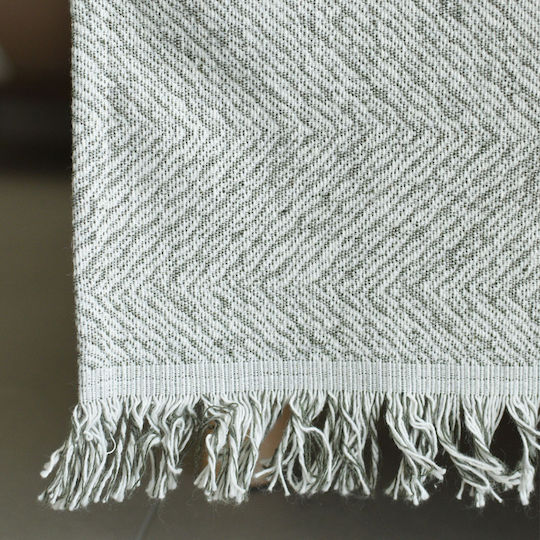 Ravelia Pesce Armchair Throw 180x180cm Khaki