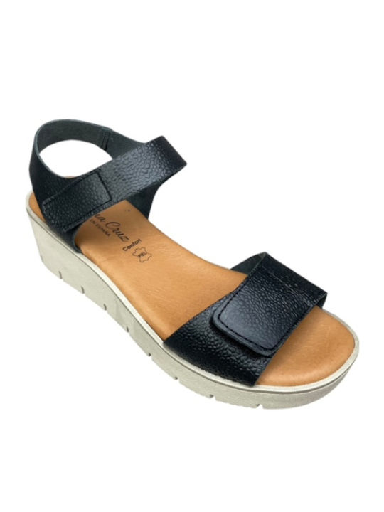Anatomic Women's Leather Platform Shoes Black