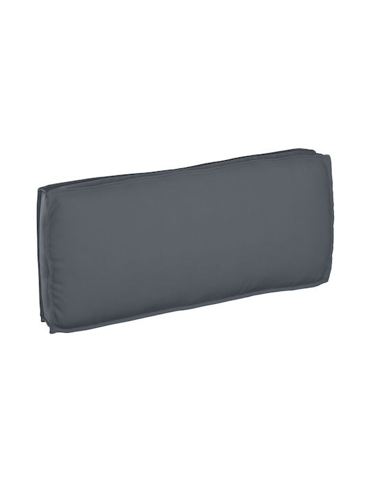 vidaXL Wasserdichtes Gartenstuhlkissen mit Rückenlehne Anthrazit 50x120cm