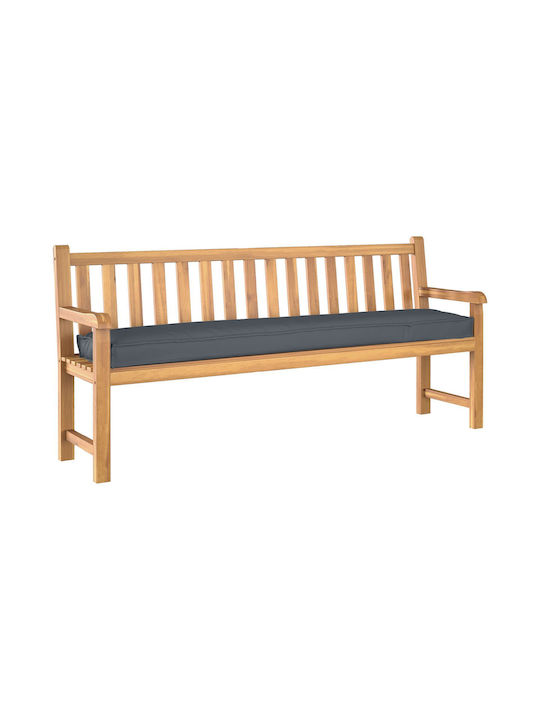 vidaXL Waterproof Bench Cushion for Pallet Anthracite 40x200cm