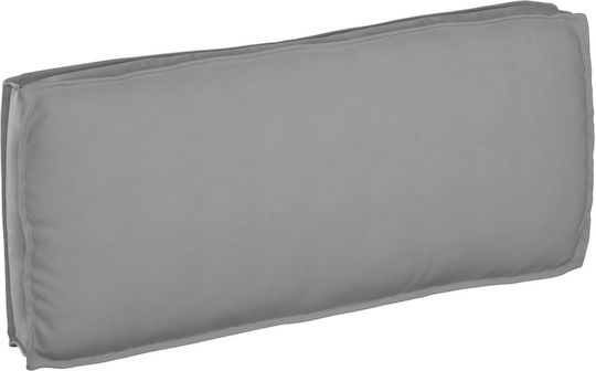 vidaXL Pernă Waterproof De Canapea De Grădină Cu Spătar Gri 50x120cm