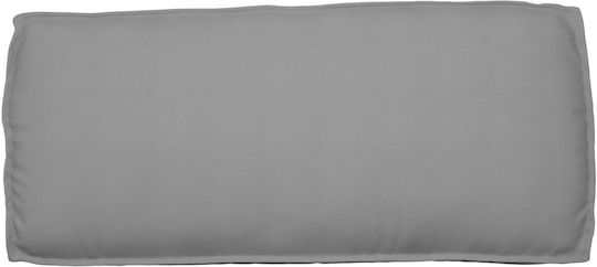 vidaXL Pernă Waterproof De Canapea De Grădină Cu Spătar Gri 50x120cm