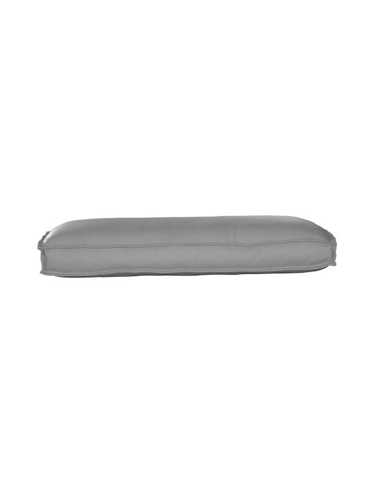 vidaXL Pernă Waterproof De Canapea De Grădină Cu Spătar Gri 50x120cm