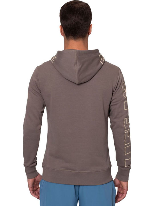 Sweatshirt with Hood Light brown