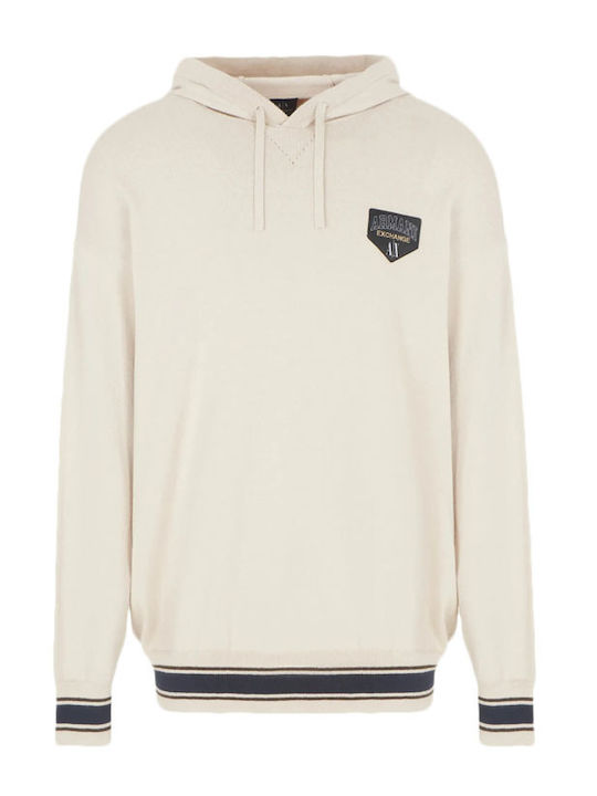 Sweatshirt mit Kapuze Black-beige