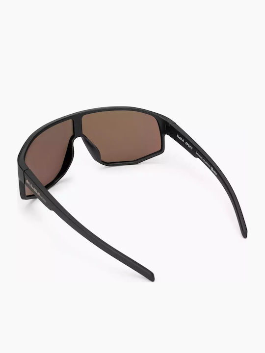 Red Bull Spect Ανδρικά Γυαλιά Ηλίου με Μαύρο Κοκκάλινο Σκελετό και Πολύχρωμο Καθρέφτη Φακό DASH-002