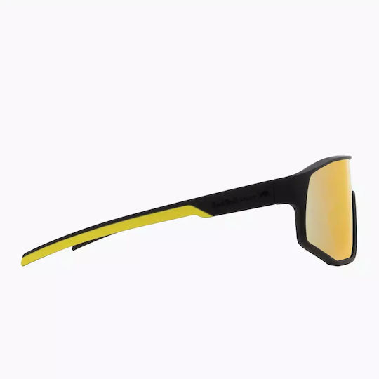 Red Bull Spect Dash Black Smoke Sunglasses Pinkish Revo
