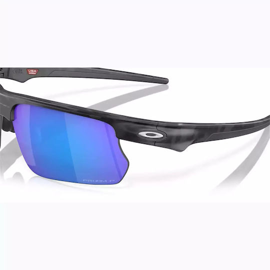Oakley Bisphaera Sunglasses Matte Grey Camo Prizm Sapphire Polarized